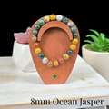 8mm Ocean Jasper Gemstone Bracelet