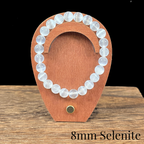 8mm Selenite Gemstone Bracelet