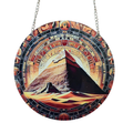 15cm Acrylic Suncatcher - Egyptian Pyramid