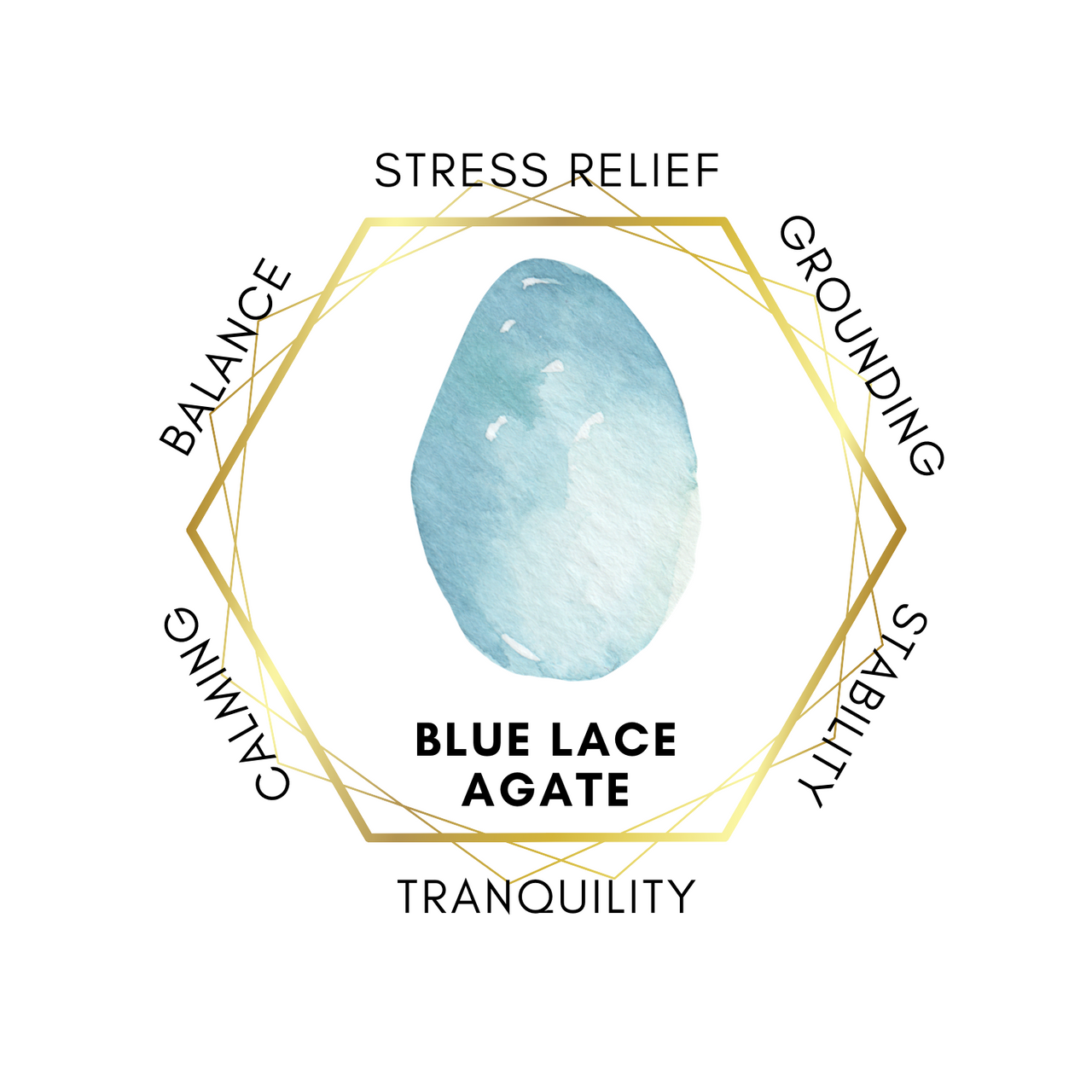 Gemstone Dragonfly - Blue Lace Agate