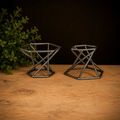 Black Metal Sphere Stand