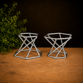 Silver Metal Sphere Stand