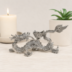 Silver Dragon Metal Sphere Stand