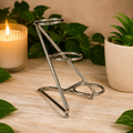 Gunmetal Grey 3 Sphere Tiered  Metal Stand