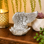 Silver Open Wing Sphere Stand/Trinket Dish