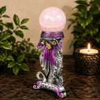Magenta Triple Dragon Sphere Stand