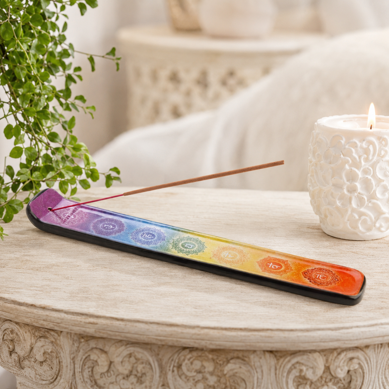 Chakra Ceramic Incense Holder