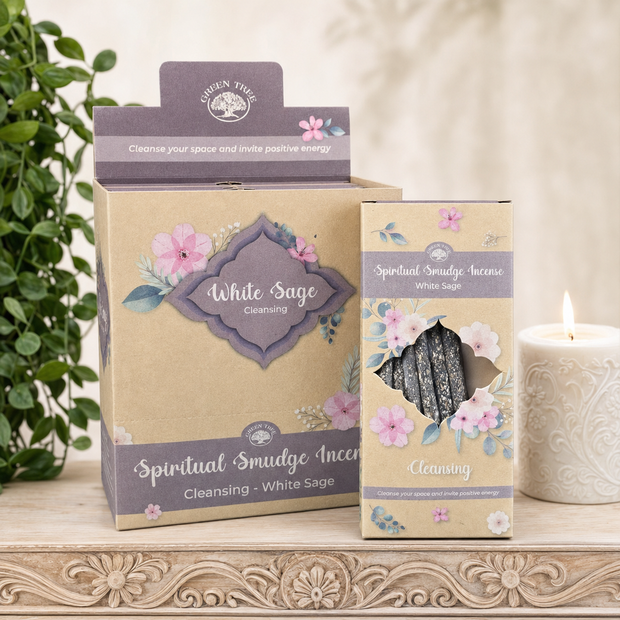 White Sage Spiritual Smudge Incense - Cleansing