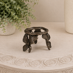 Brown Butterfly Metal Sphere Stand