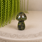 4cm Gemstone Mushroom - Dragonblood Jasper