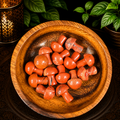 2cm Gemstone Mushroom - Red Jasper