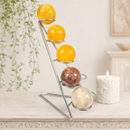 Silver 7 Sphere Metal Stand