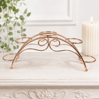 Rose Gold 5 Sphere Arch Metal Stand