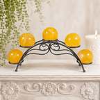 Black 5 Sphere Arch Metal Stand