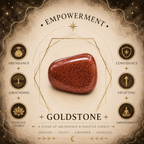 Goldstone Oval Shape Worry Stone (Thumb Stone)