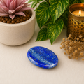Lapis Lazuli Oval Shape Worry Stone (Thumb Stone)