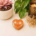 Goldstone Heart Shape Worry Stone (Thumb Stone)