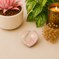 Rhodonite Heart Shape Worry Stone (Thumb Stone)