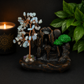 Aquamarine Chip Waterfall Backflow Incense Burner & 20 Cones