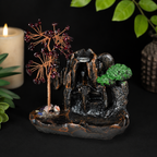 Garnet Chip Waterfall Backflow Incense Burner & 20 Cones