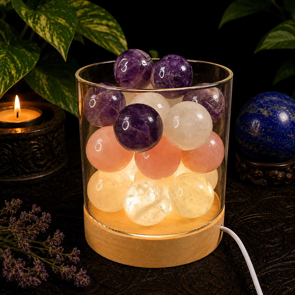 spheres not included
