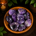 3cm Gemstone Heart - Amethyst