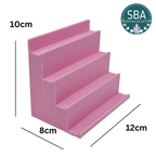 Small Gemstone Carving Display Stand - Pink