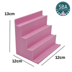 Large Gemstone Carving Display Stand - Pink