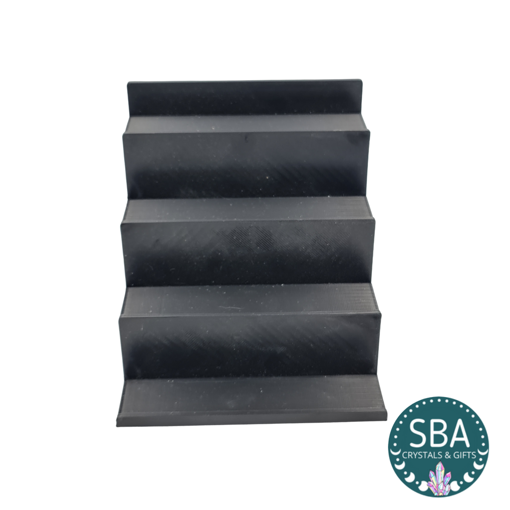 Large Gemstone Carving Display Stand - Black