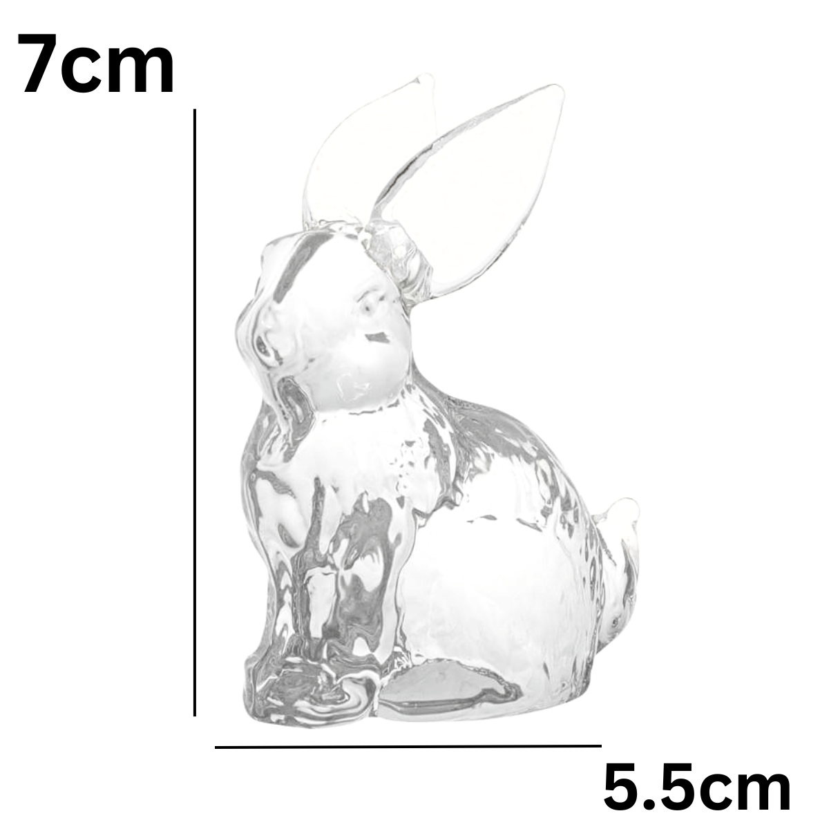 Glass Rabbit - Clear