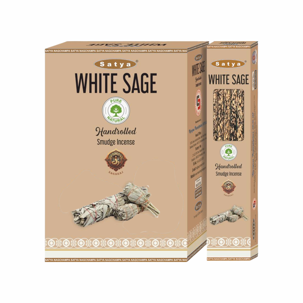 White Sage Satya Hand Rolled Smudge Sticks