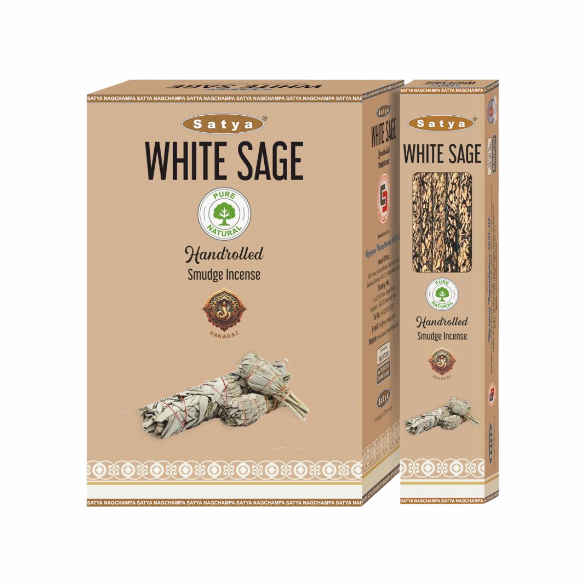 White Sage Satya Hand Rolled Smudge Sticks