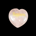 3cm Rose Quartz Heart with Affirmation - Happiness