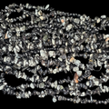 Snowflake Obsidian 75cm-80cm Chips Strand