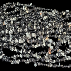 Snowflake Obsidian 75cm-80cm Chips Strand