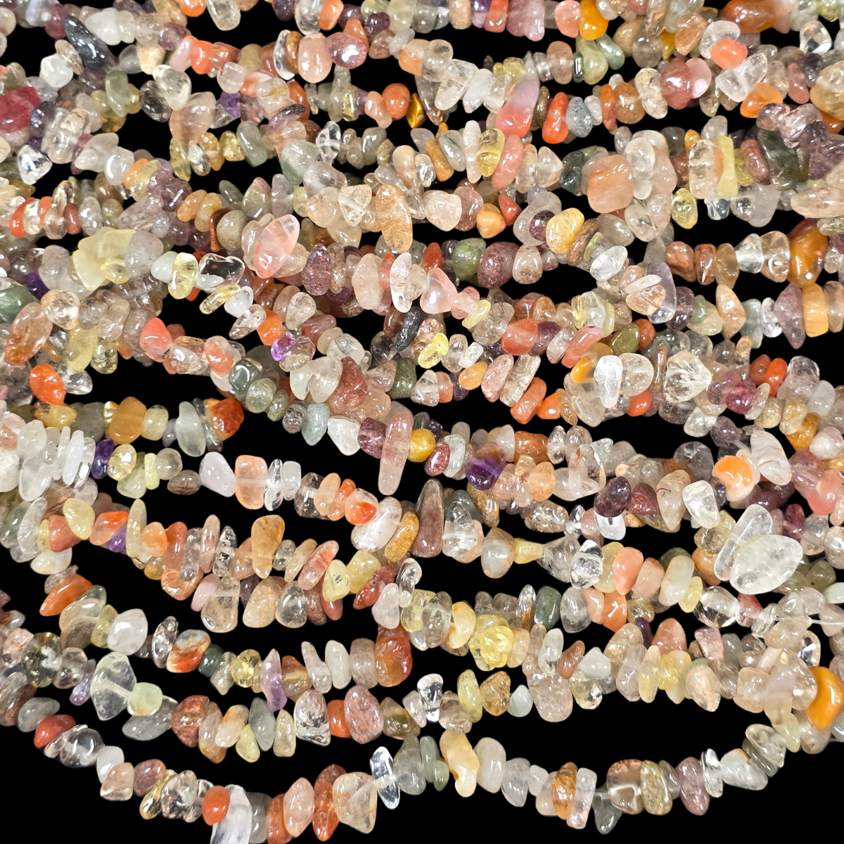 Garden Quartz 75cm-80cm Chips Strand