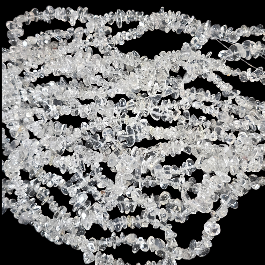 Clear Quartz 75cm-80cm Chips Strand