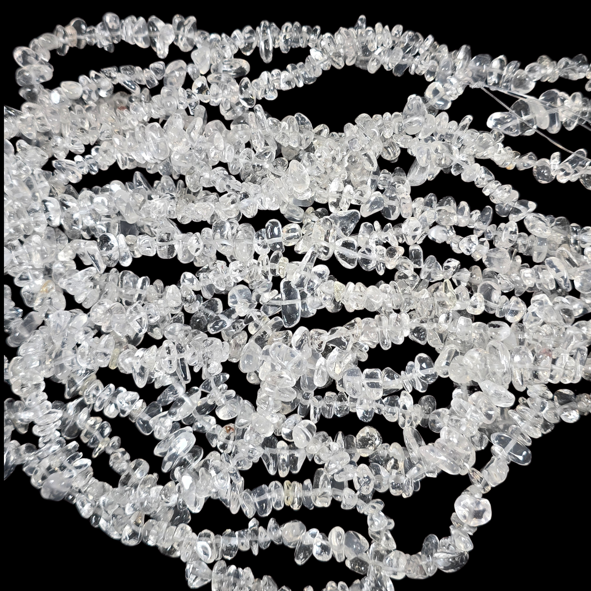 Clear Quartz 75cm-80cm Chips Strand