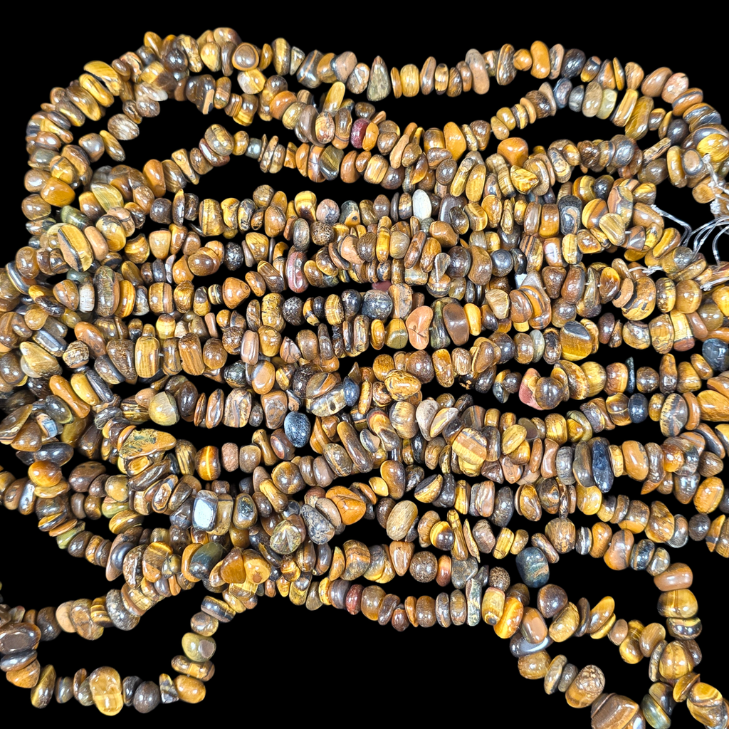 Tiger Eye 75cm-80cm Chips Strand