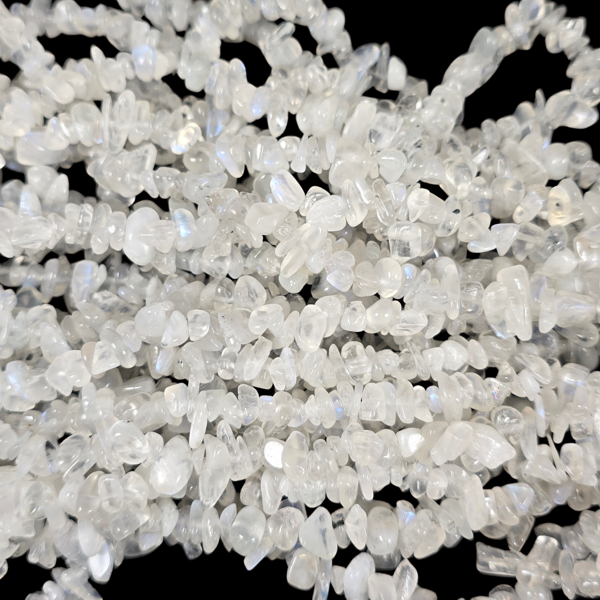 Rainbow Moonstone 75cm-80cm Chips Strand