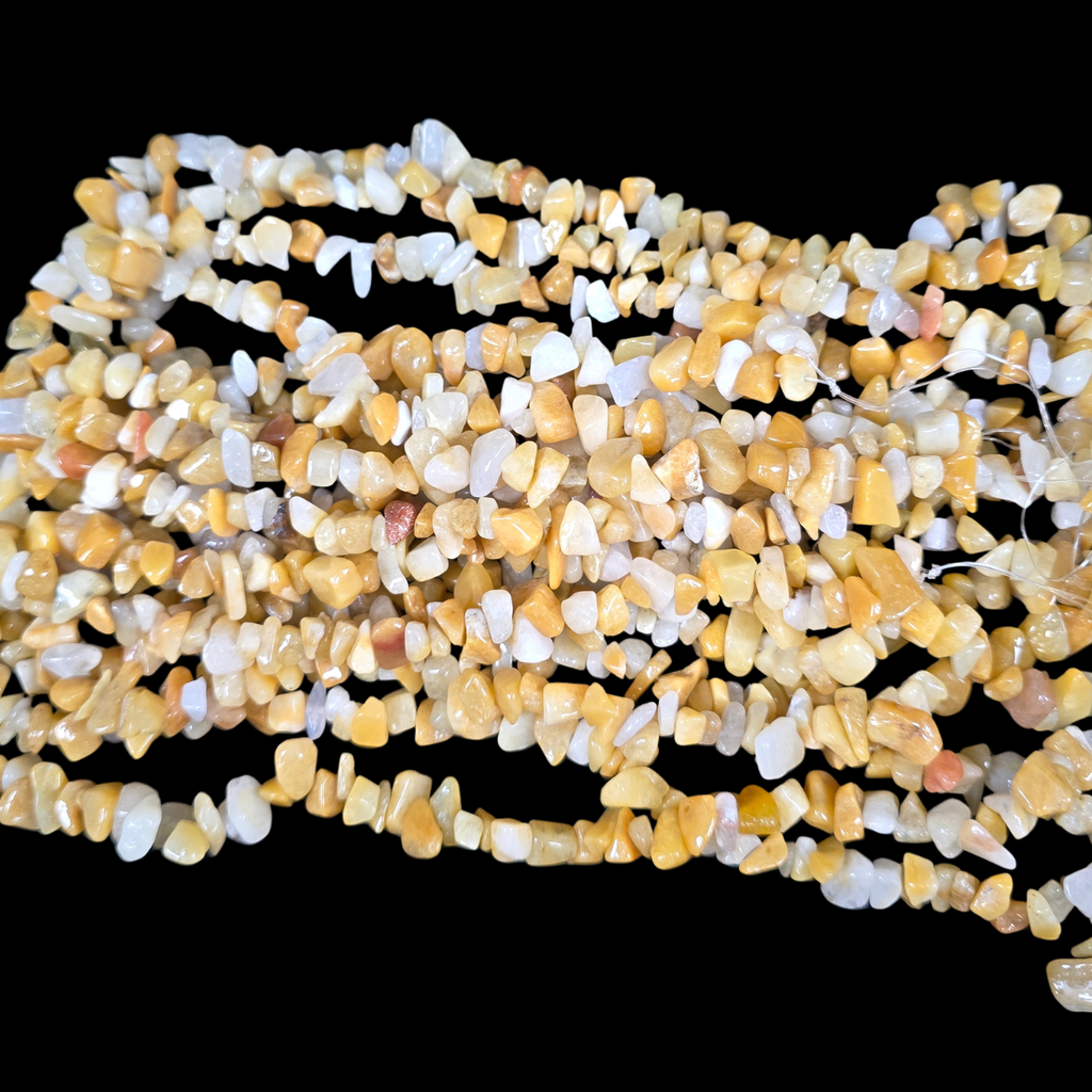 Yellow Aventurine 75cm-80cm Chips Strand