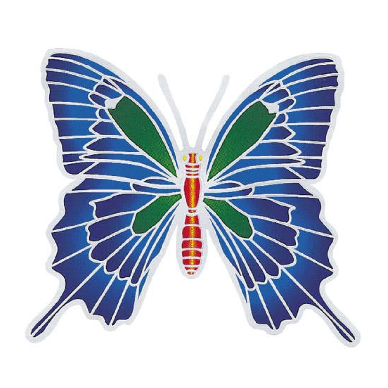 Ulysses Butterfly 14cm Sunseal Glass Sticker