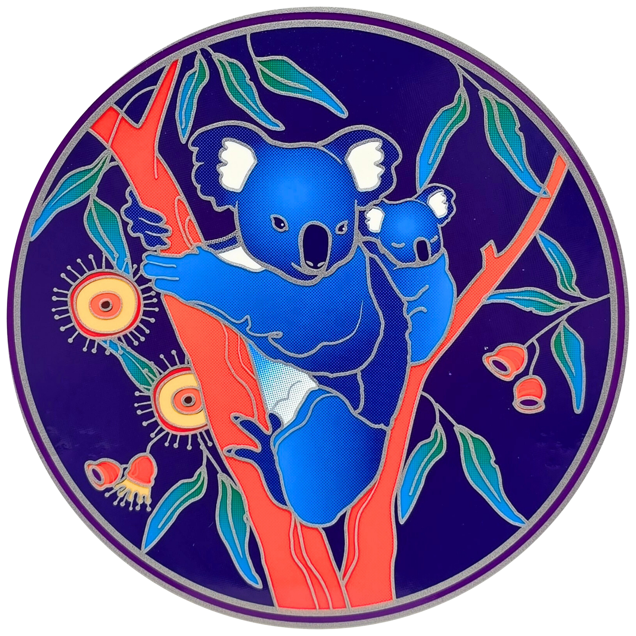 Oz Koala 14cm Sunseal Glass Sticker