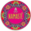 Namaste Mandala 14cmSunseal Glass Sticker