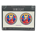 2 x Buddha Nature 6cm Sunseal Glass Sticker