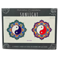 2 x Yin Yang 6cm Sunseal Glass Sticker