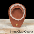 6mm Clear Quartz Gemstone Bracelet