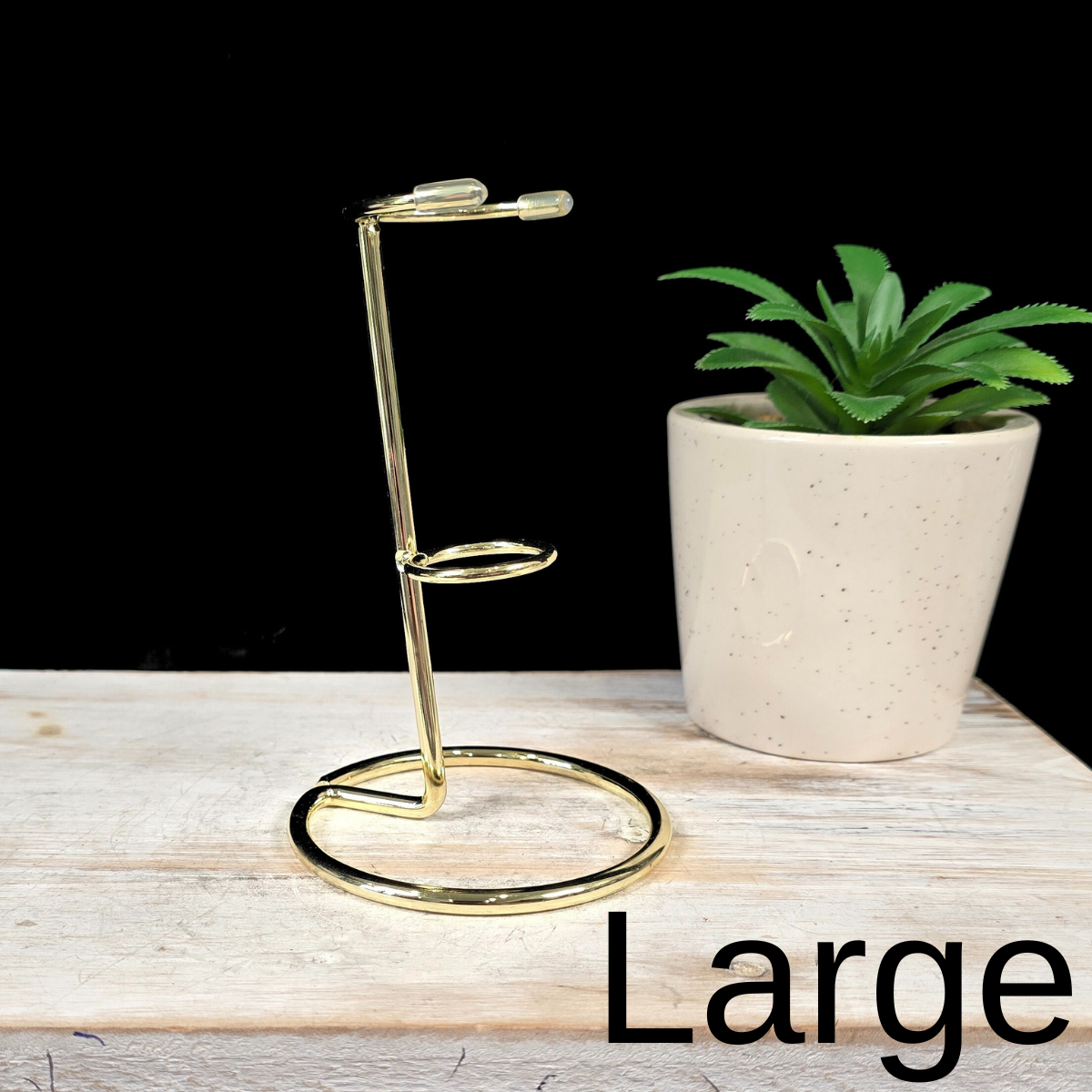 Large Gold Metal Wand Stand