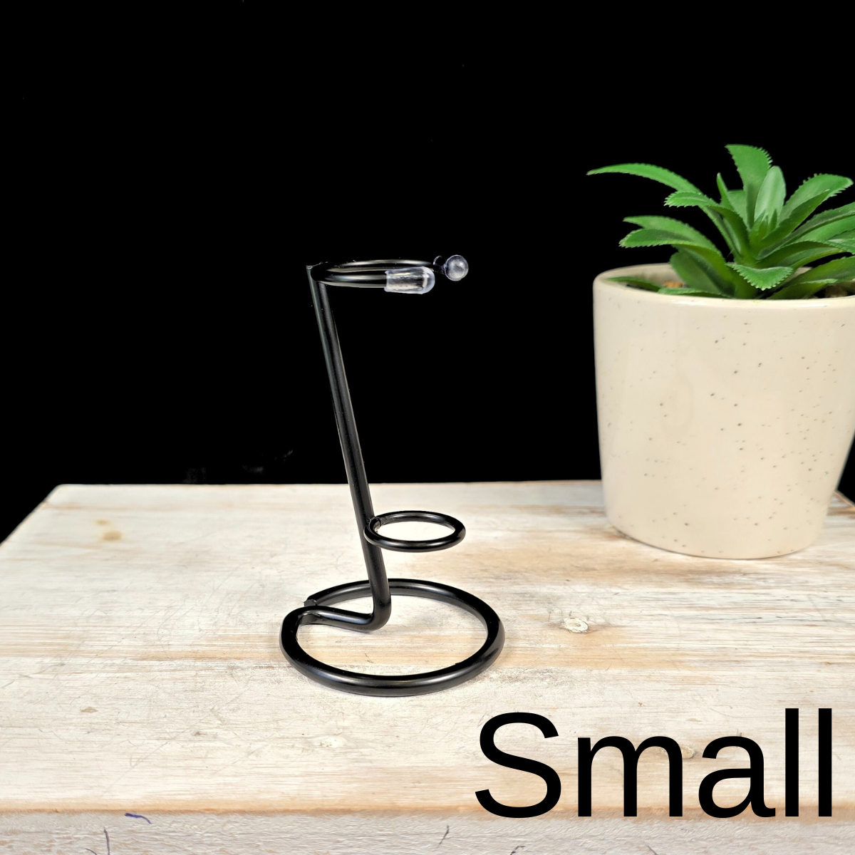 Small Black Metal Wand Stand