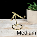Medium Gold Metal Heart Stand (for 10cm-12cm diam. hearts)